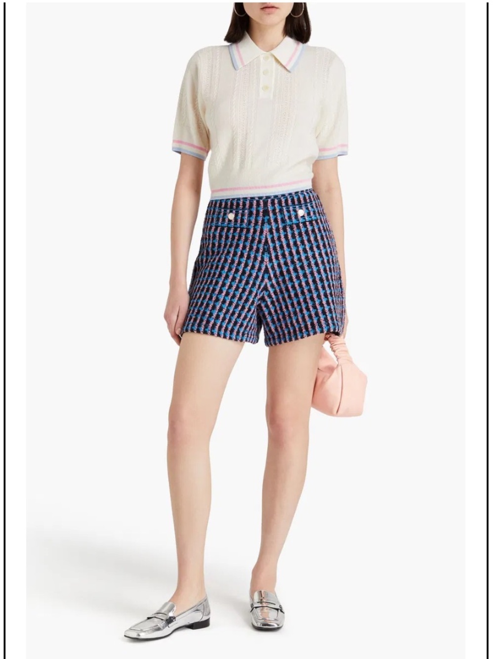 SANDRO
Button-Detailed Bouclé-Tweed
Shorts
£219.00
